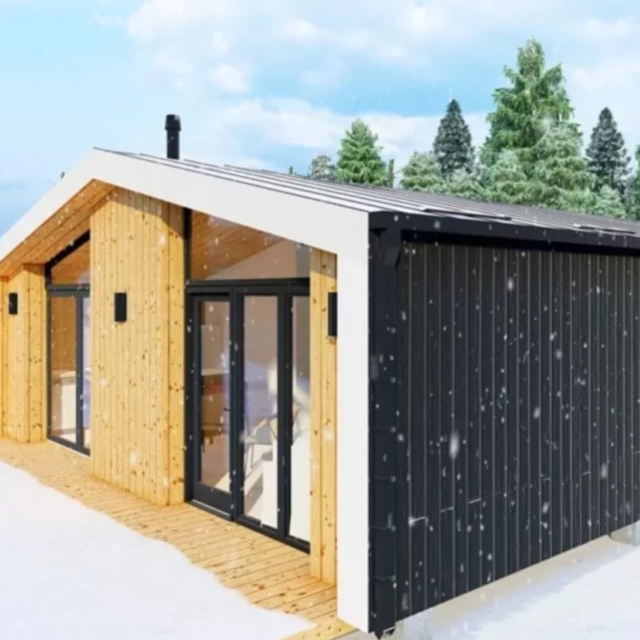 Каркасный дом «Барнхаус 80»