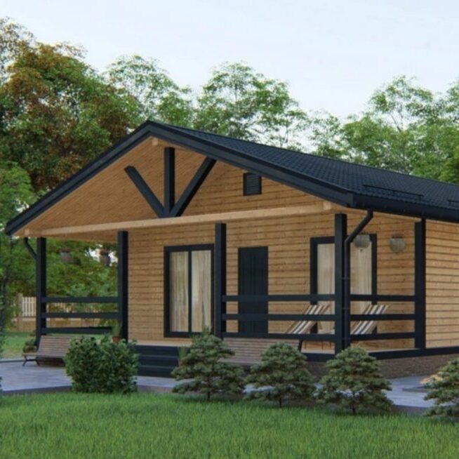 Каркасный дом 8,5х9,5